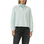 s.Oliver Blouse azuur / wit