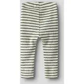 Name it Leggings 'NBNBANI' olijfgroen / wit