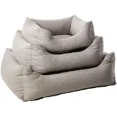 Flamingo - Mand Baleno Rechthoekig Taupe - 100 x 80 x 25 cm - Hondenmand - Hondenkussen