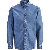 Jack & Jones Junior Overhemd 'JJEStanley' blauw denim