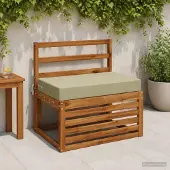 vidaXL Zitkussen SOEST 100% Polyester Lichtgroen 70 x 40 x 10 cm