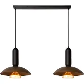 Lucide GRANTHAM - Hanglamp - 2xE27 - Koffie - Essential