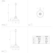 Eglo Grijze hanglamp Estepona Ø 42cm