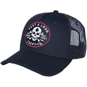 Lucky 13 - Rockabilly Cap - Fast and Loud Trucker Cap - zwart - Maat Standard