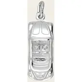 MOOYE ® - Collectie Zilveren Kever cabrio massief kettinghanger
