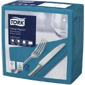 Tork 477906 dinnerservet advanced blauwgroen 39x39 cm 2-laags 1800 stuks (477906)