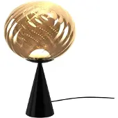 Tom Dixon Whirl cone fat tafellamp Goud-zwart