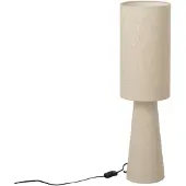 J-Line lamp op voet - textiel - beige - small