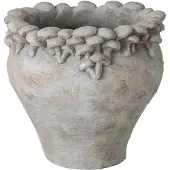 J-Line Bloempot - cement - lichtbeige - large