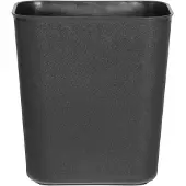 Bolero hotel/kantoor prullenbak 8ltr zwart