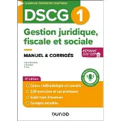 Dunod DSCG 1 GESTION JURIDIQUE FISCALE ET SOCIALE MANUEL 2026-2027