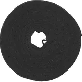 InLine Klittenband rol 16mm / zwart (10 meter)