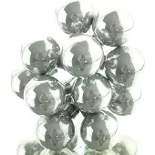 Kaemingk Mini-kerstballen Staalblauw aan draad Ø 2,5 cm - glas