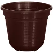 Geli Bloempot STANDARD Bruin Ø 16 cm - Kunststof