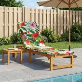 vidaXL Ligstoel Kussen GEMERT 100% Polyester Meerkleurig