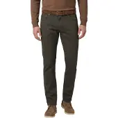 Gardeur Pantalon Bill 5-p groen katoen normale fit