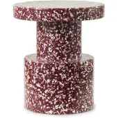 Normann Copenhagen Bit ronde kruk Bordeauxrood
