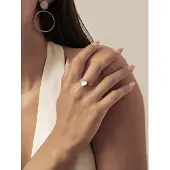 Hey Happiness Ring 'Minimalist Heart' zilver