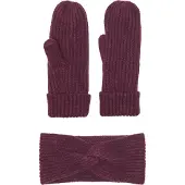 ONLY GIRLS Set 'KOGSWEA' wijnrood