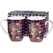 Queen Isabell porseleinen mokkenset (2 stuks, 400 ml)