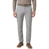 Alberto Smart Look Regular Fit Chino lichtgrijs, Effen