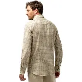 State of Art Overhemd beige geprint