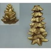 Meander Kandelaar Kerstboom L goudkleur 14x14x21,7cm