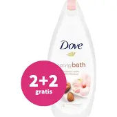 Dove 2+2 gratis: Badcrème Amandelmelk & Hibiscus 450 ml