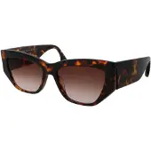 Victoria Beckham Havana Bruine Zonnebril