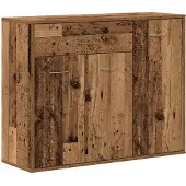 vidaXL Dressoir 88x30x70 cm spaanplaat oud hout