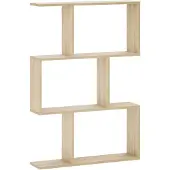 vidaXL Wandplank Sonoma Eiken 72 x 17 x 105 cm Bewerkt hout