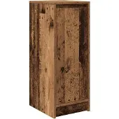 vidaXL Schoenenkast 29,5x34x76 cm bewerkt hout oud houtkleurig