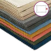 vidaXL Kussensloop ALMELO Bruin 40 x 145 cm corduroy