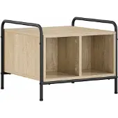 vidaXL Salontafel Sonoma Eiken 50 x 49 x 41 cm Bewerkt hout