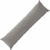 vidaXL Kussensloop HEERLEN Lichtgrijs 40 x 145 cm corduroy