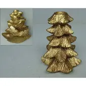 Meander Kandelaar Kerstboom M goudkleur 11,8x10x15cm