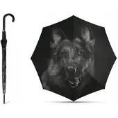 Happy Rain Automatische Paraplu Lang met Hondendesign