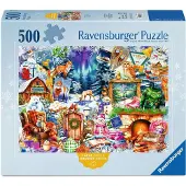 Ravensburger Winters bergdorp - 500 XL stukjes