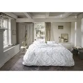 Ariadne at Home Dekbedovertrek Whirl White Flanel-240 x 200 / 220 cm | Lits-Jumeaux