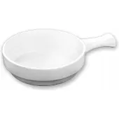 Wilmax Porseleinen Ovenschaal met Handvat 450ml - Wit
