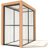Glorenza Olivia - Kattenren - Aluminium - Antraciet - 103x190x187 cm