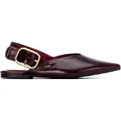 Xti Dames Schoenen 146399 bordeaux (36), Plat, Gesp, Casual, Granaatappel 14639902-BURDEOS