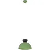 Emibig Hanglamp LUNARO, groen-zwart, 1xGX53x10W, metaal, afmetingen: 140x30x30cm, IP20,