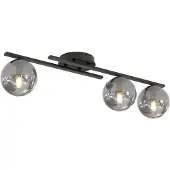 Emibig Hanglamp KAIRO, zwart, 3xE14x15W, metaal, afmetingen: 19x74x20cm, IP20,
