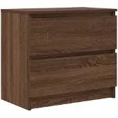 vidaXL Tv-meubel 60x35x54 cm bewerkt hout bruin eikenkleur