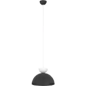 Emibig Hanglamp LUNARO, zwart-wit, 1xGX53x10W, metaal, afmetingen: 140x30x30cm, IP20,