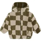 Noppies Jas - Reversible - Dark Olive - Maat 116