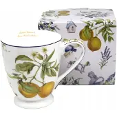 Queen Isabell Jumbo Mok 450ml - Porselein met Lavendel & Citroen