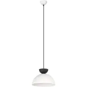Emibig Hanglamp LUNARO, zwart-wit, 1xGX53x10W, metaal, afmetingen: 140x30x30cm, IP20,