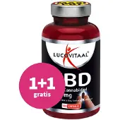 Lucovitaal 1+1 gratis: CBD Cannabidiol 5 mg 180 capsules